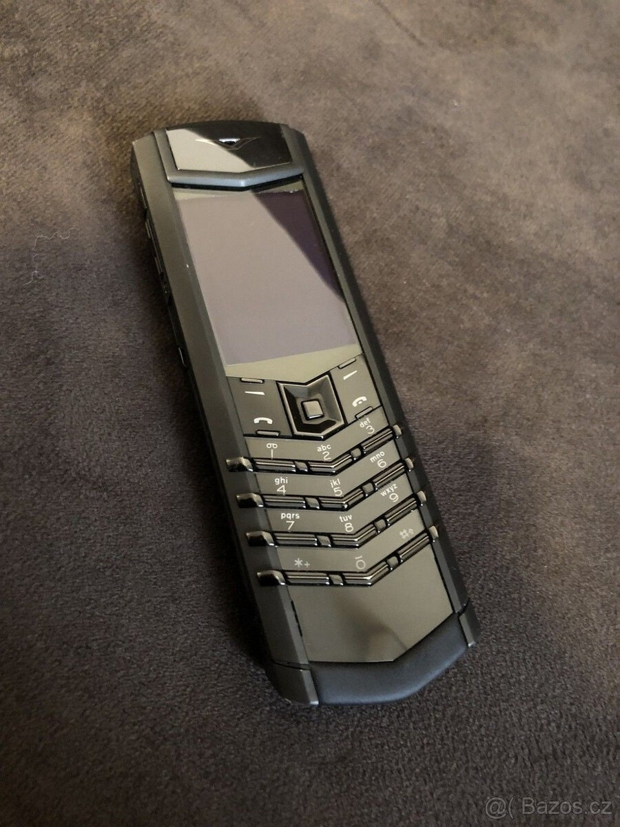 Vertu Signature S čistě černá, 100% originální