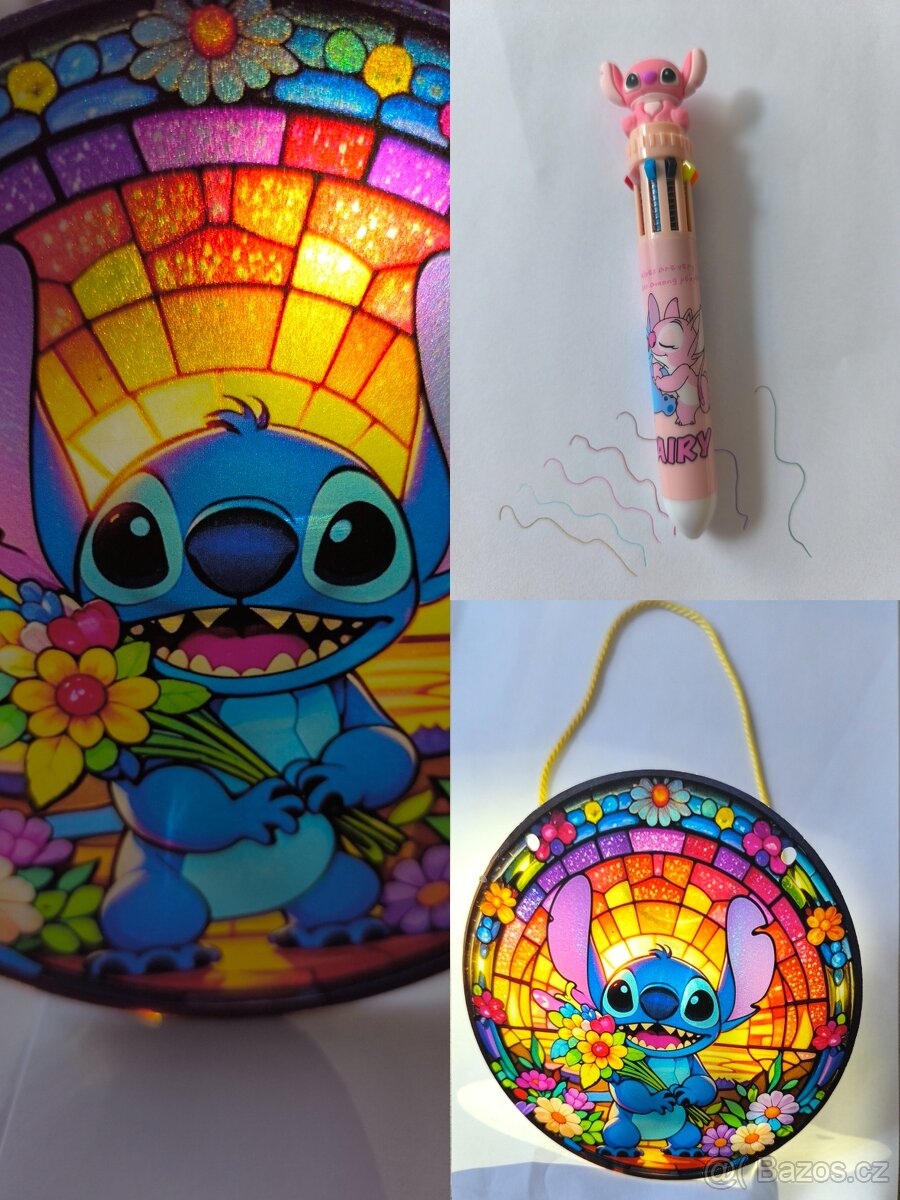 Propiska a dekorace Stitch