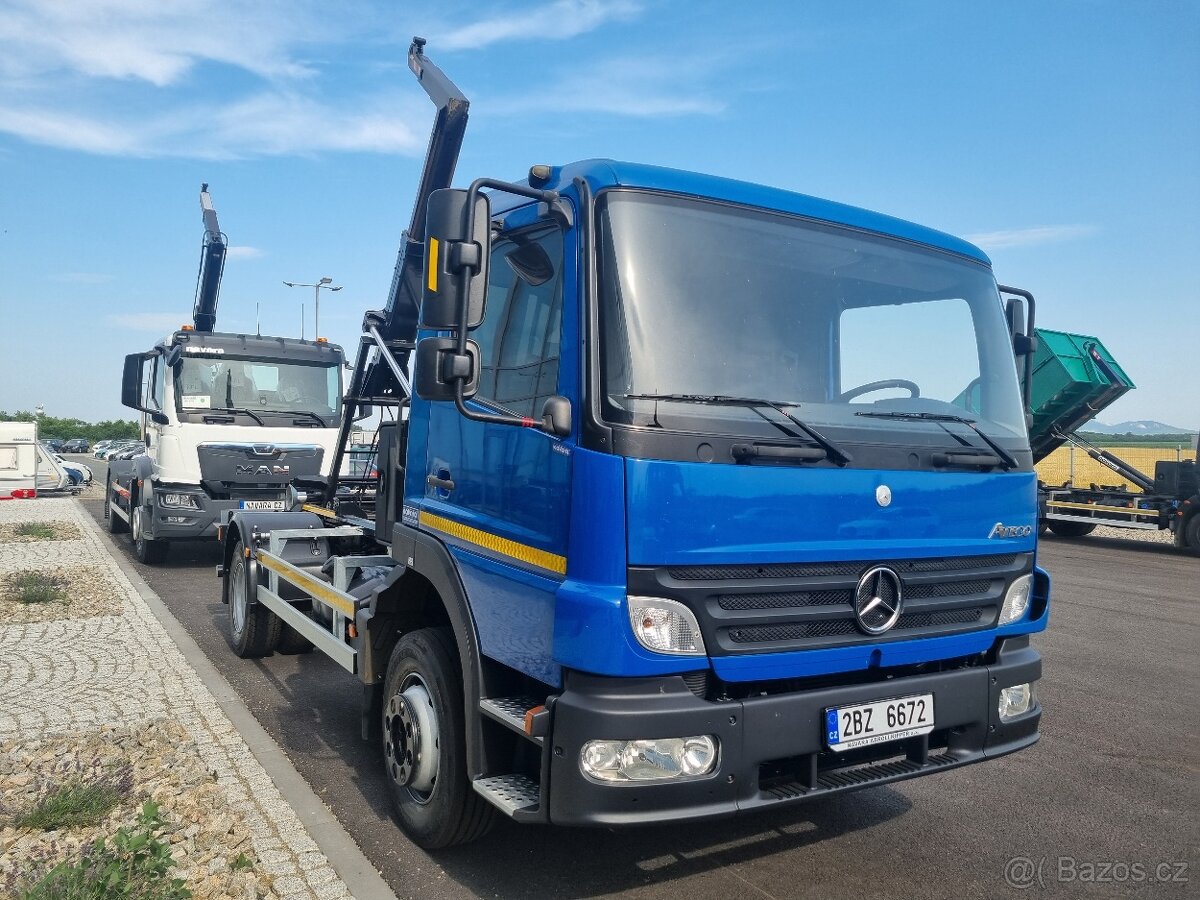 MERCEDES ATEGO 1215 + NOVÝ NOSIČ KONTEJNERU 8T
