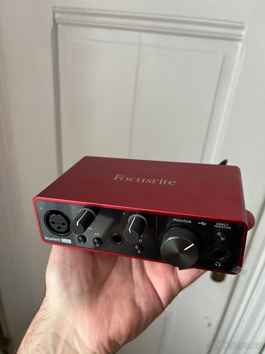 Zvuková karta Focusrite Scarlett solo 3rd gen