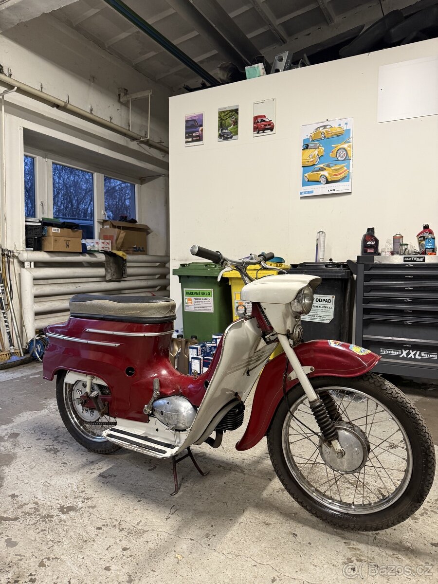 Jawa 05 1963 - původní stav s TP