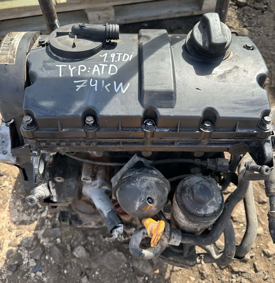 Prodám motor na VW Audi Škoda 1.9tdi 74kw TYP ATD