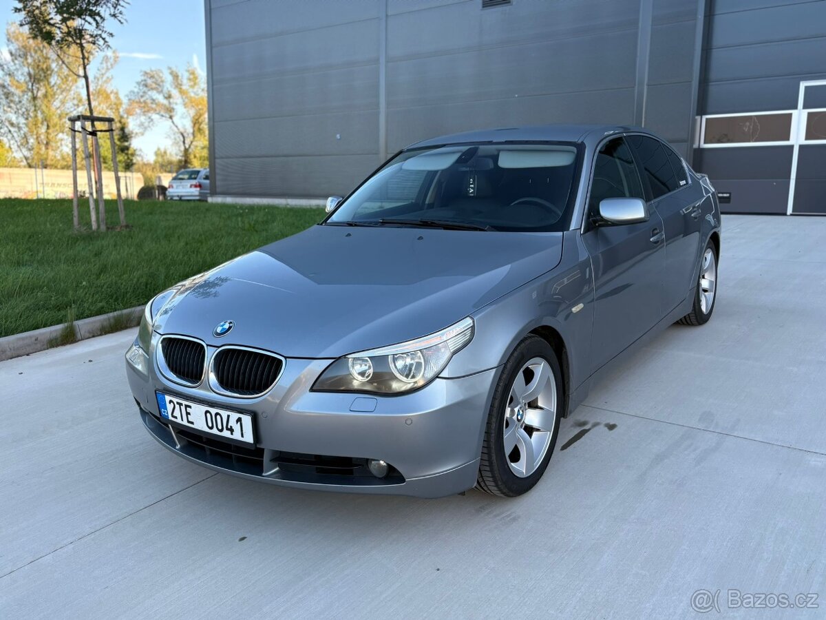 BMW E60 525i 141kw M54 Manuál✅Černá kůže