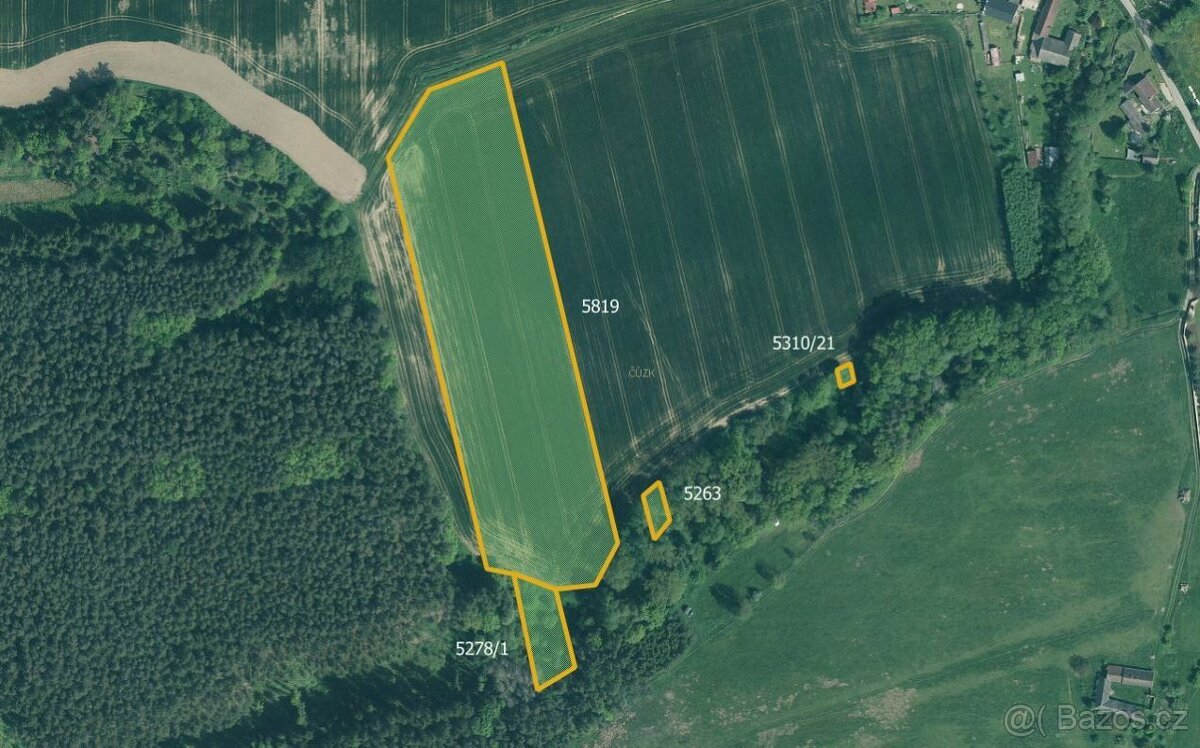 Zemědělská půda, prodej, Písecká Smoleč, Slabčice, Písek