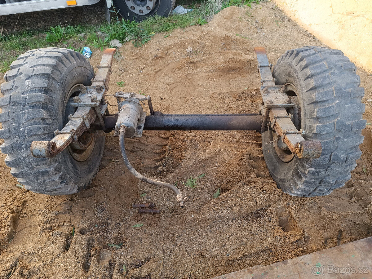 Náprava vlek - kola 10,5-16