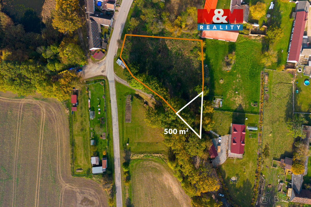 Prodej pozemku k bydlení, 500 m², Smržov