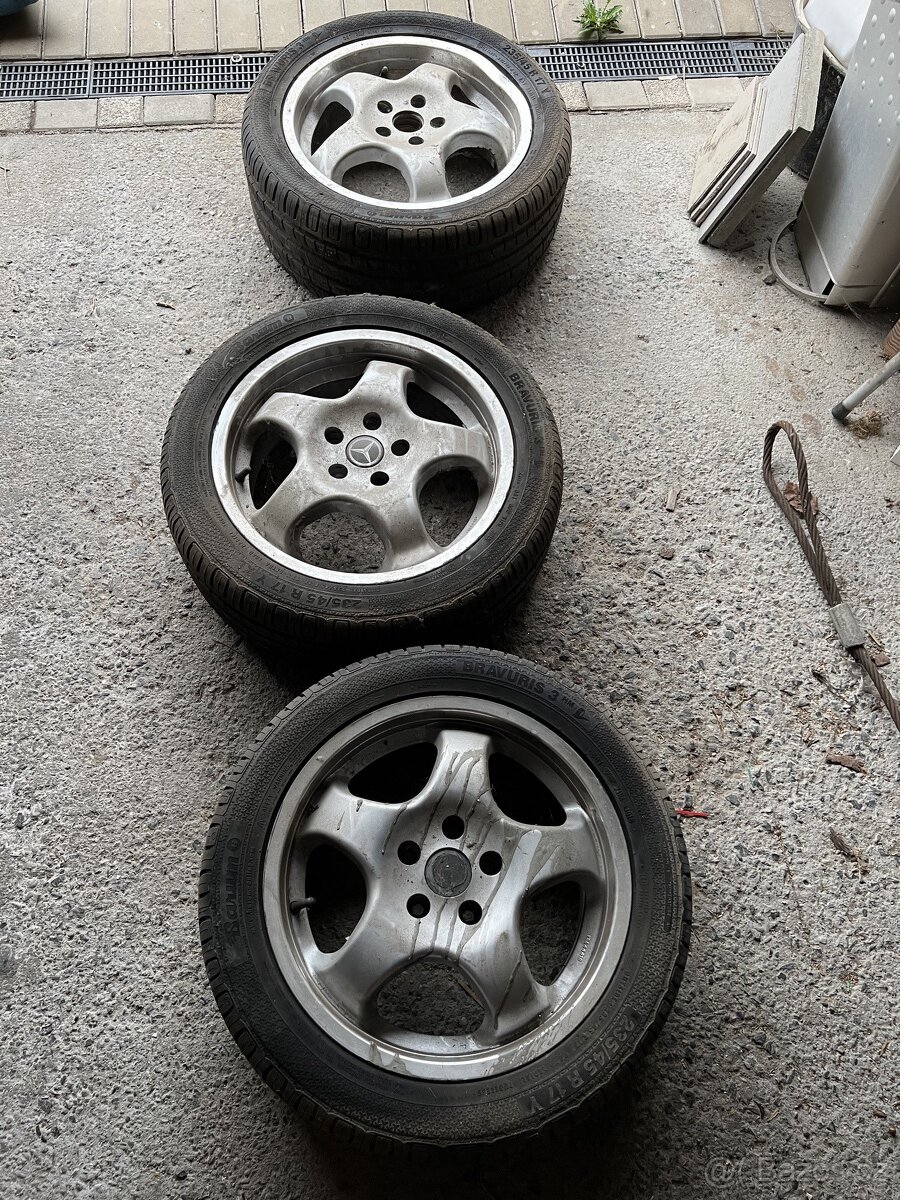 Sada 3 litých disků Excel