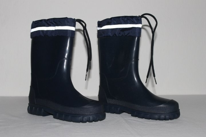 Tmavě modré dětské holinky