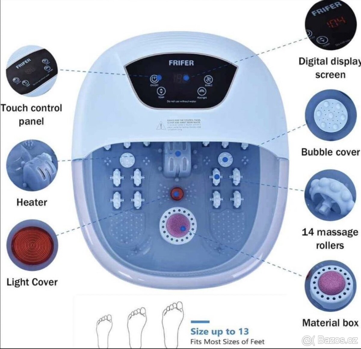 Masážní perličková lázeň nové