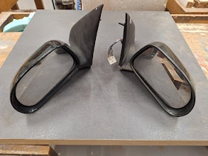 Zpětné zrcátko Marea elektrické