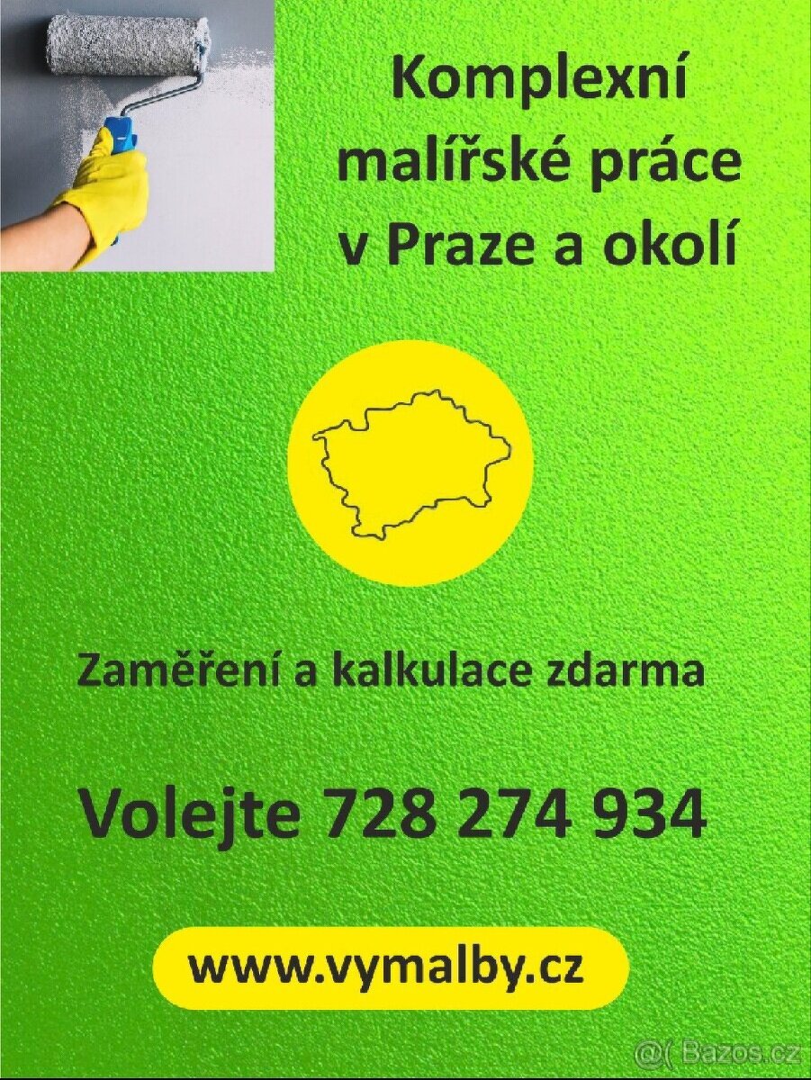 Malířské, lakýrnické práce