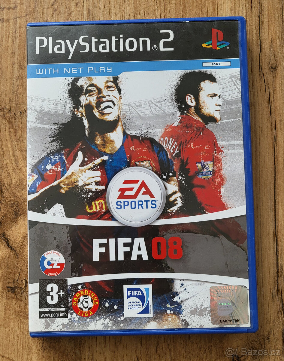 PS2 FIFA 08 (CZ dabing)