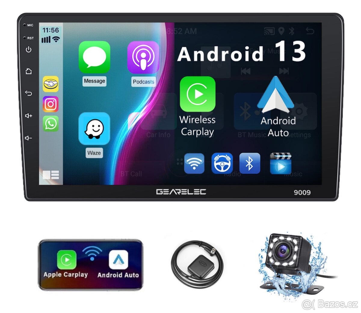 AUTORADIO 9” ANDROID 13.0 CarPlay pro Skoda Octavia II 2