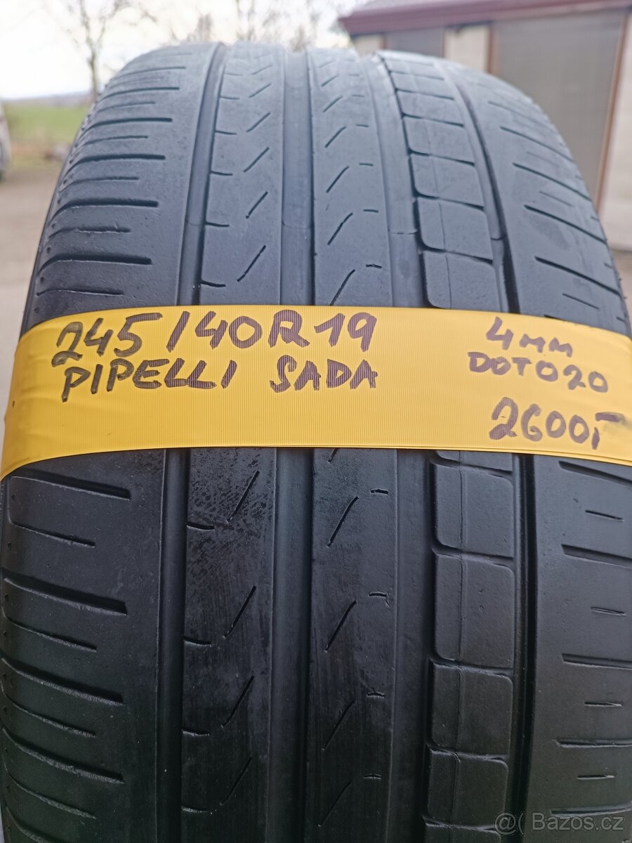245/40r19 letní sada Pirelli