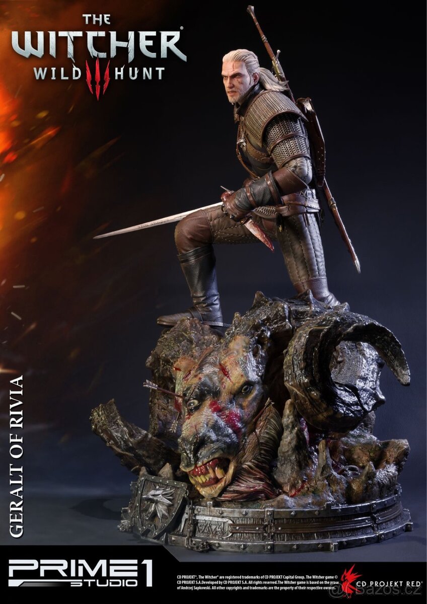 Prodám sochu: Geralt Prime 1 Studio