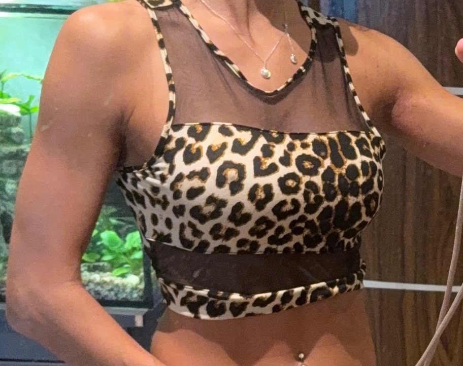 Crop gepard tricko S