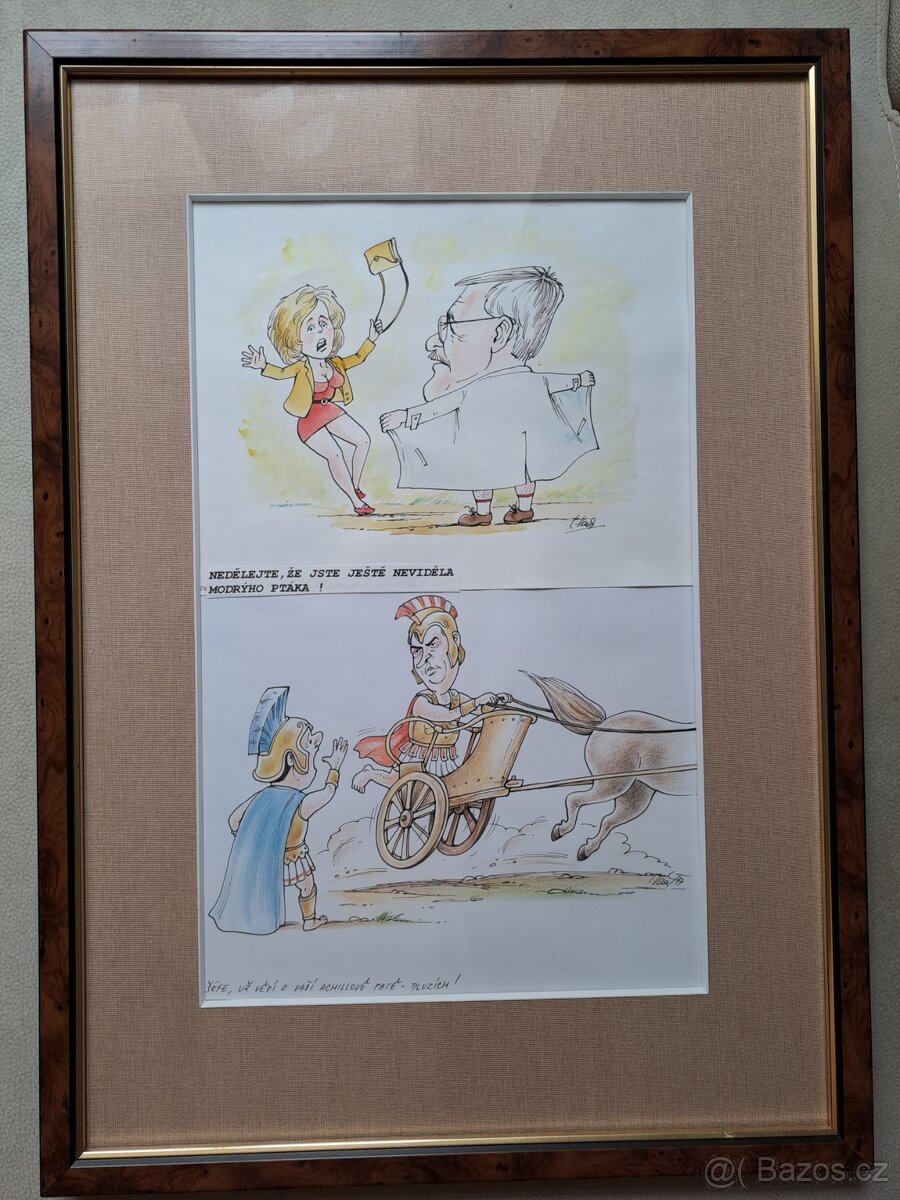 Lubomír Vaněk-Brněnský karikaturista.