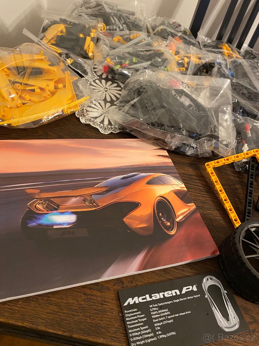 McLaren P1 konstruktor 3983 dílů Lego Technic 42172 nový sup