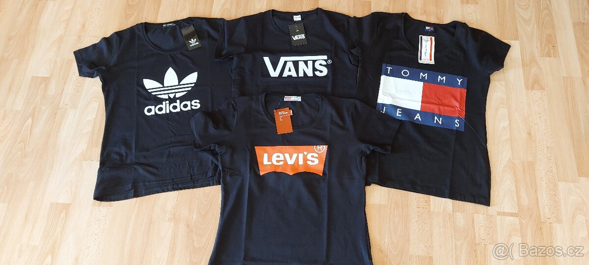No.v.é s visačkou dámské, kraťasy, dívčí tričko M/L/XL VANS