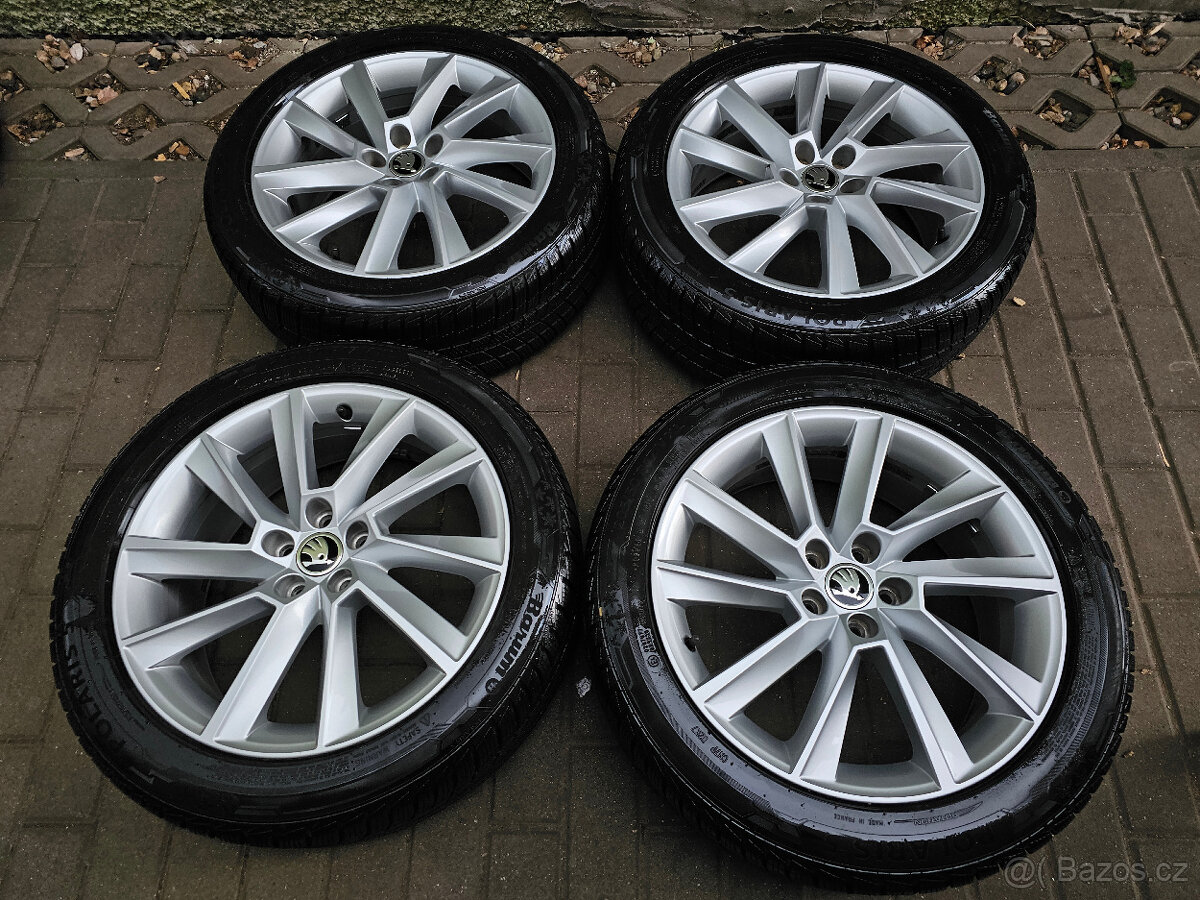 ALU zimní kola Škoda 5x100 Scala R17 ET40 Stratos