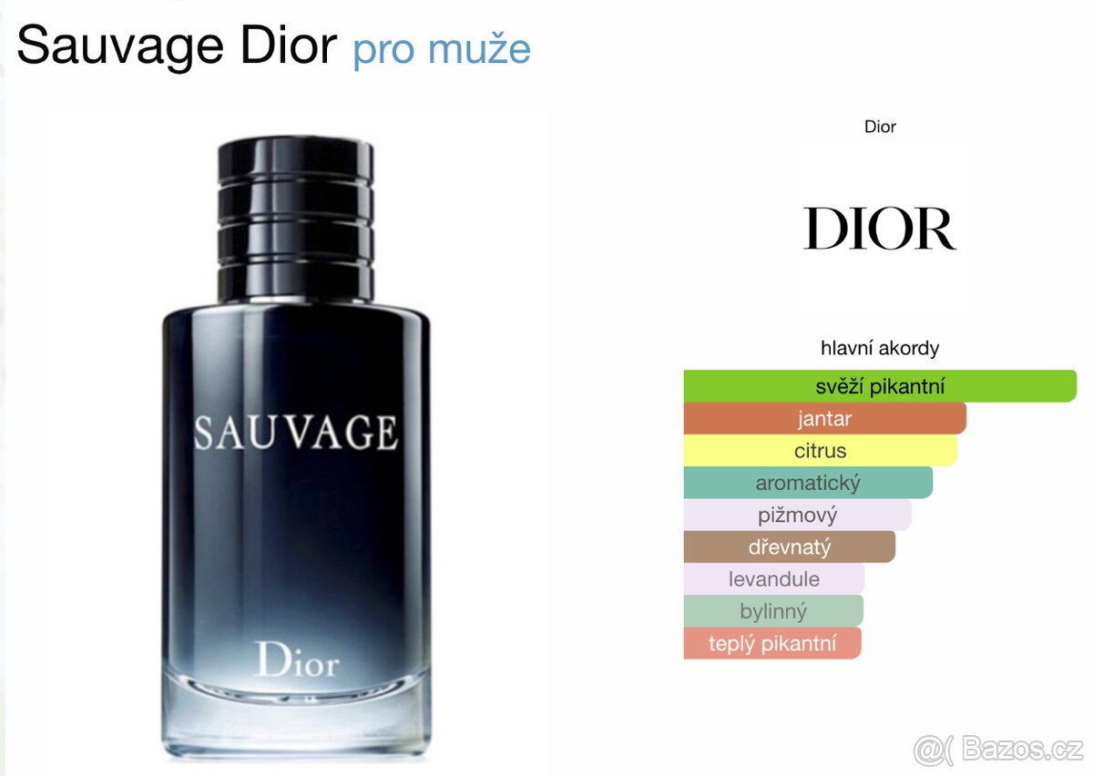 Dior Sauvage EDT 100 ml – originální tester, stav 98 % – cen