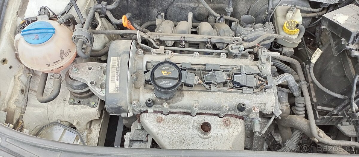 Škoda Fabia 1,4 16V motor kód BKY, převodovka GRZ