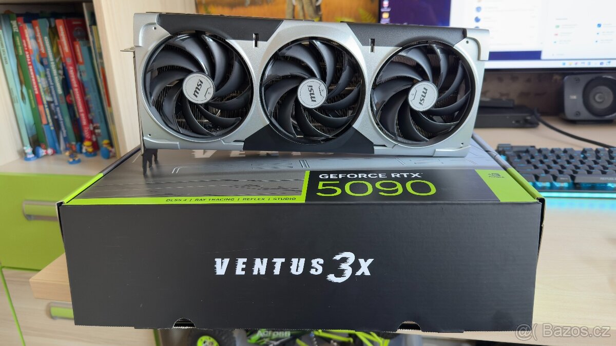 MSI GeForce RTX 5090 32G VENTUS 3X OC. Výměna za 5070ti,5080