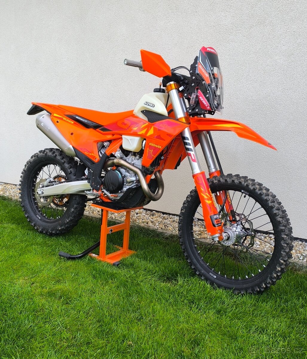 KTM EXC 500 SIX DAYS, 2025, nová CZ,najeto 500 km,14 mth