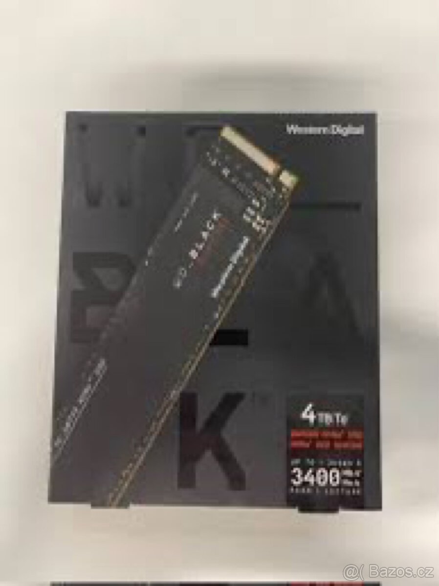 SSD disk Western Digital Black SN750 NVMe. 4 TB