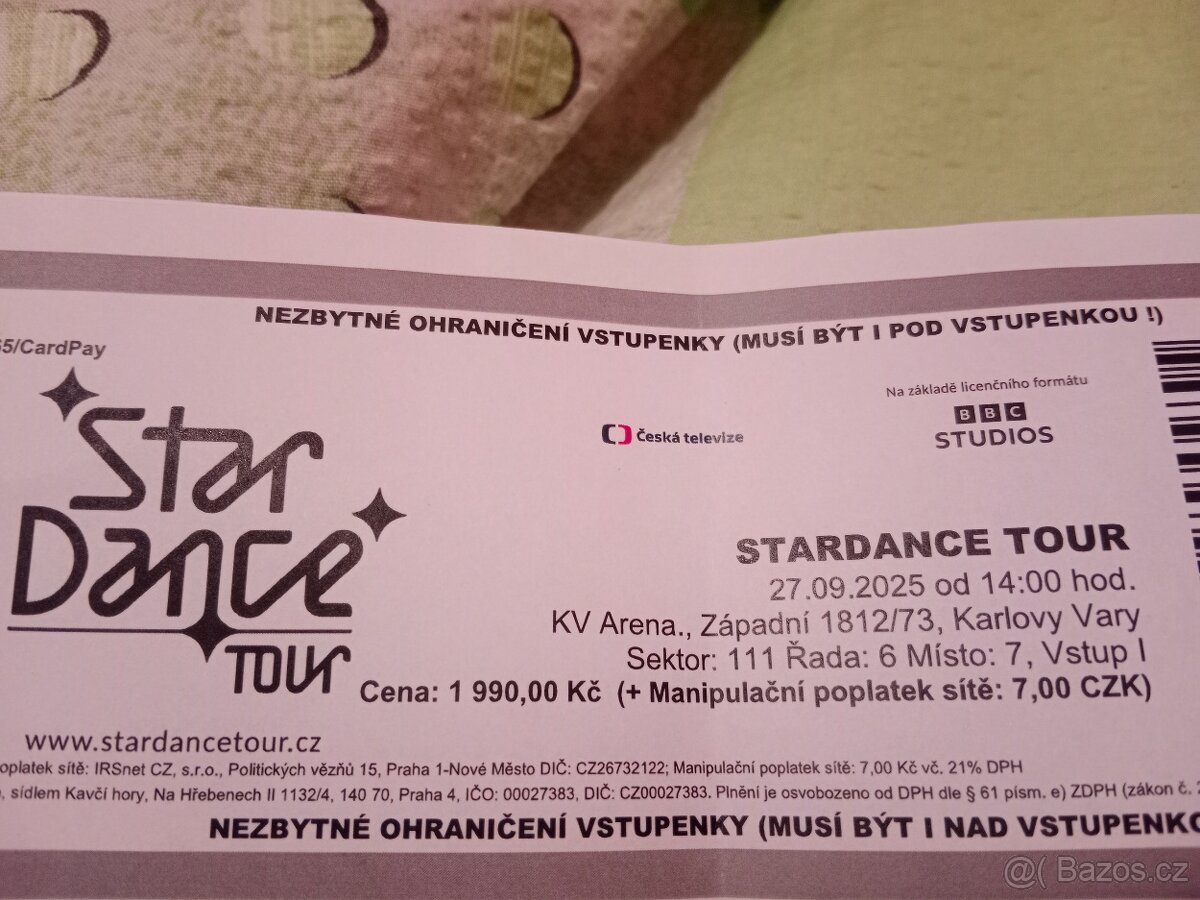 Stardance Karlovy Vary 27.9. 14h