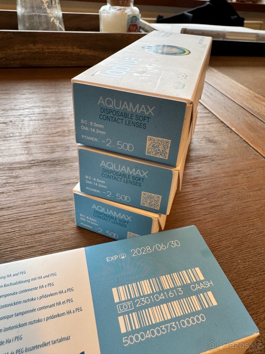 Kontaktní čočky TopVue Aquamax