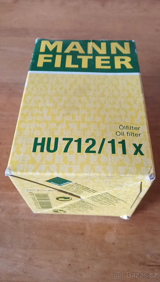 Olejový filtr MANN-FILTER HU 712/11 x nový, pro Alfa Romeo