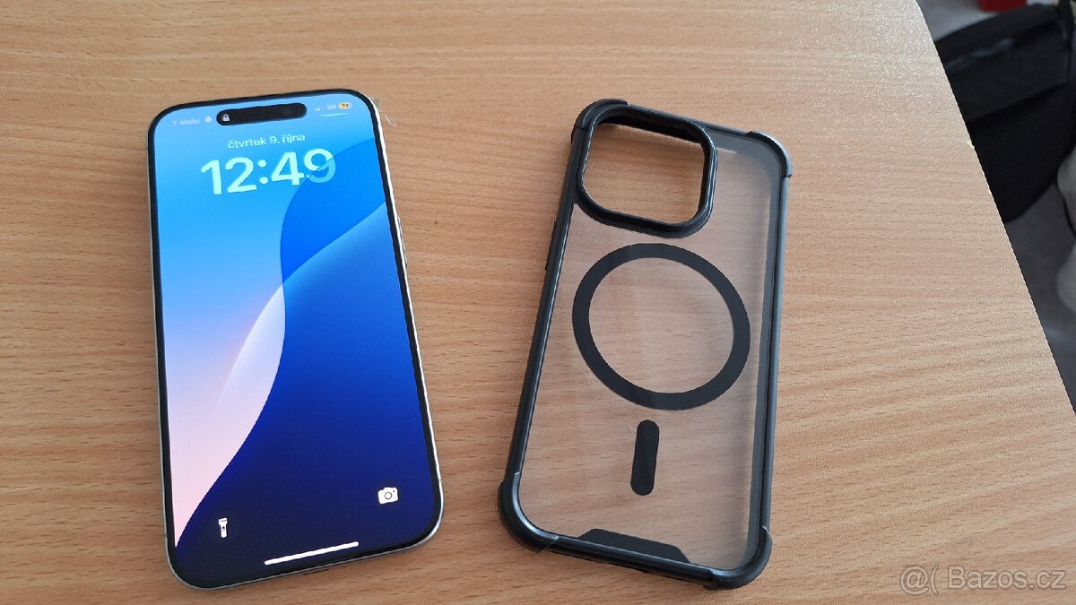 ‼️IPhone 15 pro titanium, 128gb, 90% baterie‼️