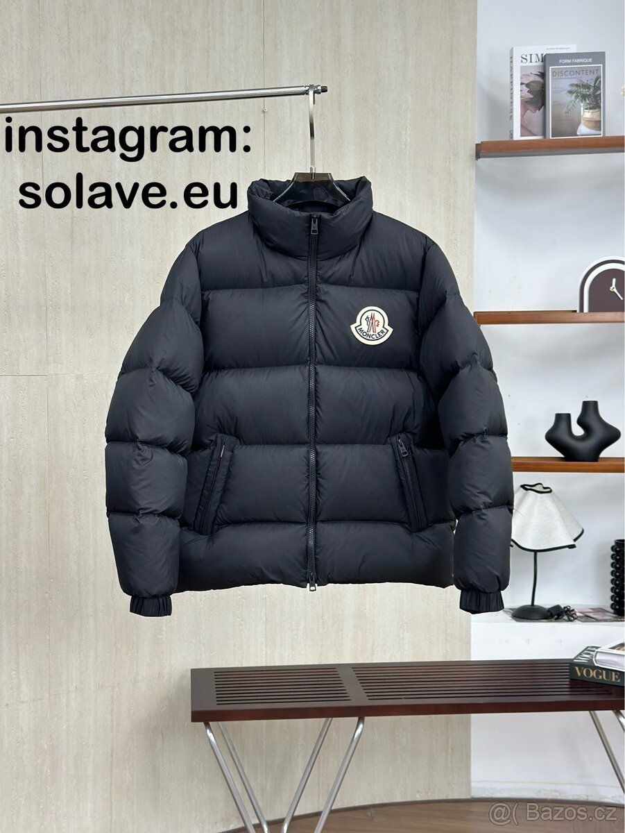 Moncler Maya • zimní péřová bunda • puffer jacket • černá