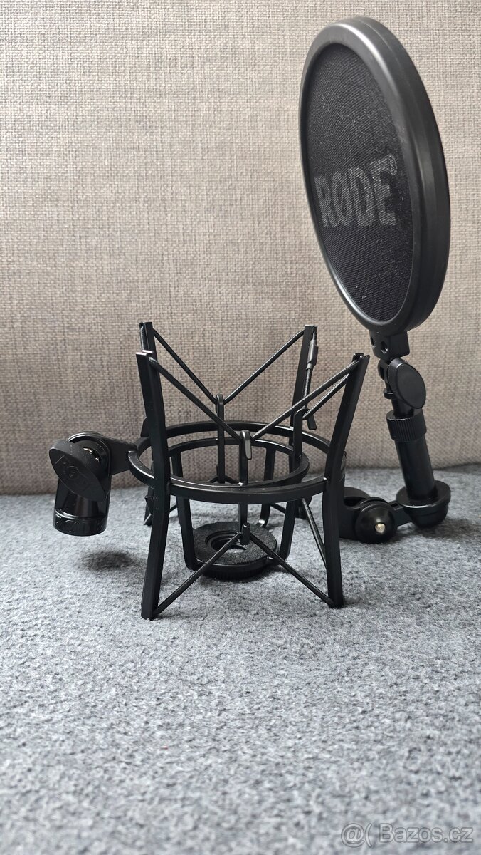 RODE SM6 - odpružený držák mikrofonu s pop filtrem