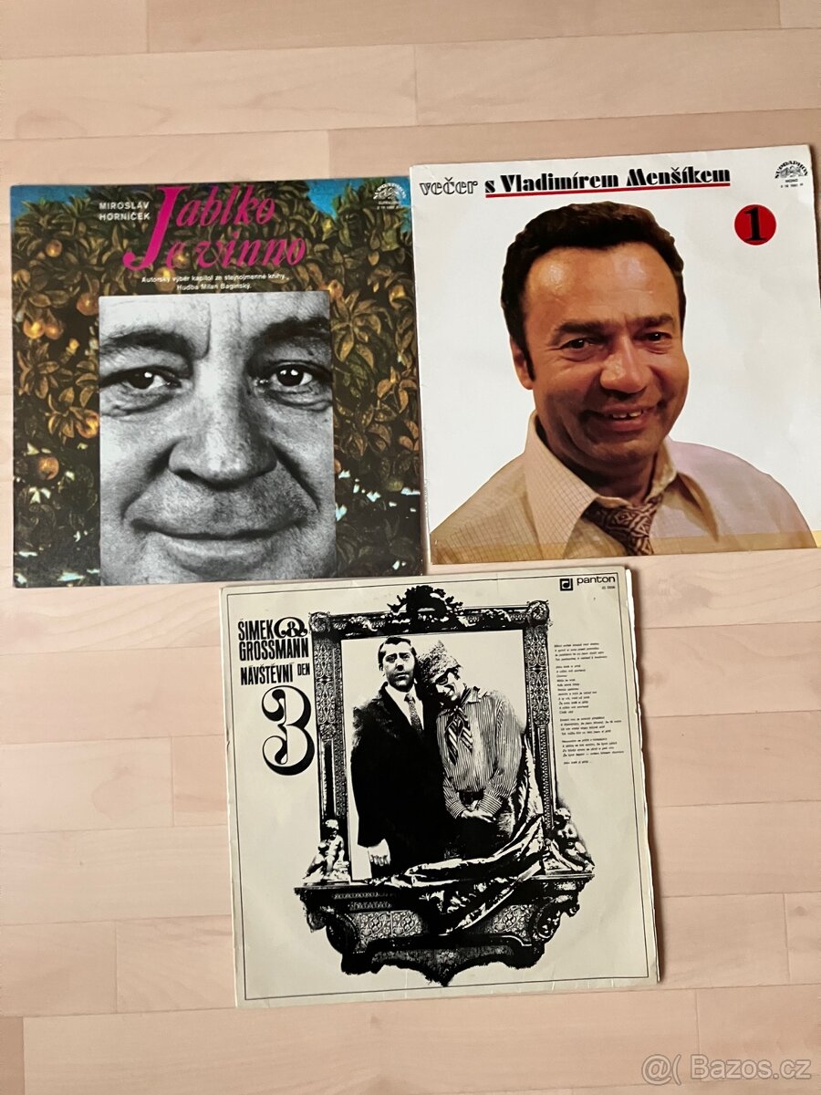 LP desky Horníček, Menšík, Grossmann