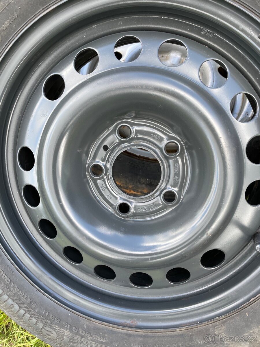 Rezerva Opel, disk 6Jx15 ET 43, pneu 185/60/15