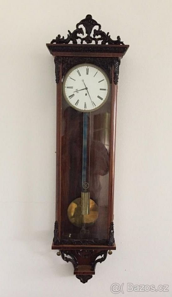 Vídeňské nástěnné hodiny Empír/Biedermeier z roku 1830 TOP