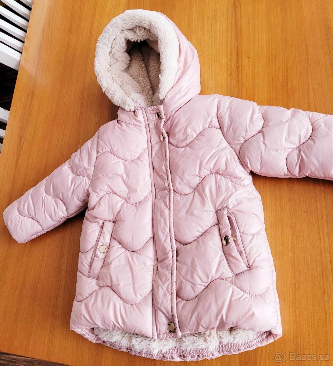 Nádherná zimní bunda Next - top stav, vel: 86, 12-18 měsíců