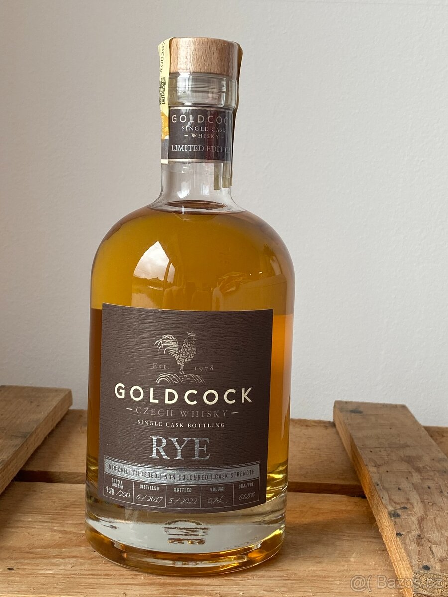 Whisky Gold Cock Rye 2017 0,7l 61,8% - limitovaná edice