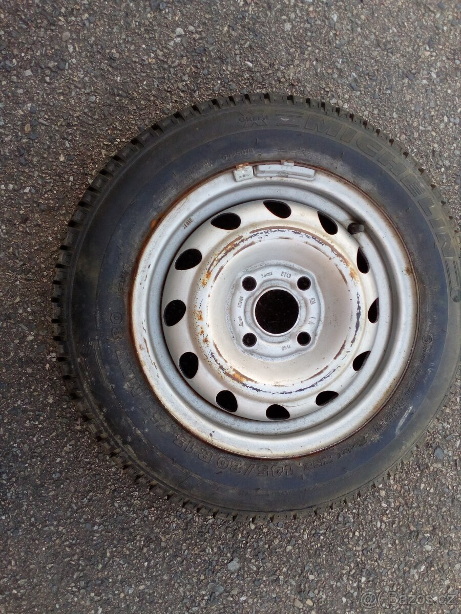 Rezervní kolo R13 4x100