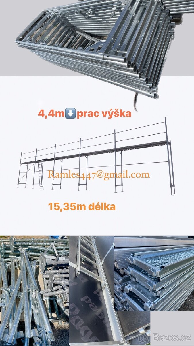 Sada 67m2>>prodám rámové lešení>> Baumann