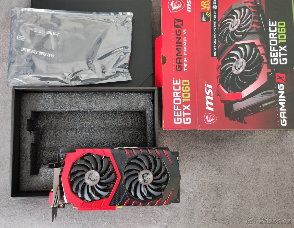 MSI NVIDIA GeForce GTX 1060 6GB Gaming Twin Frozr VI