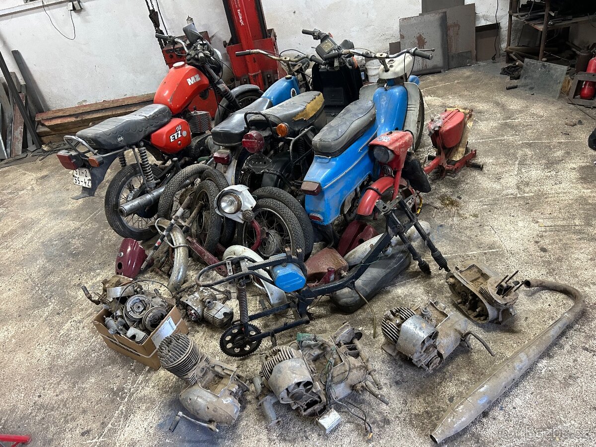 Prodej motorek a náhradních dílů