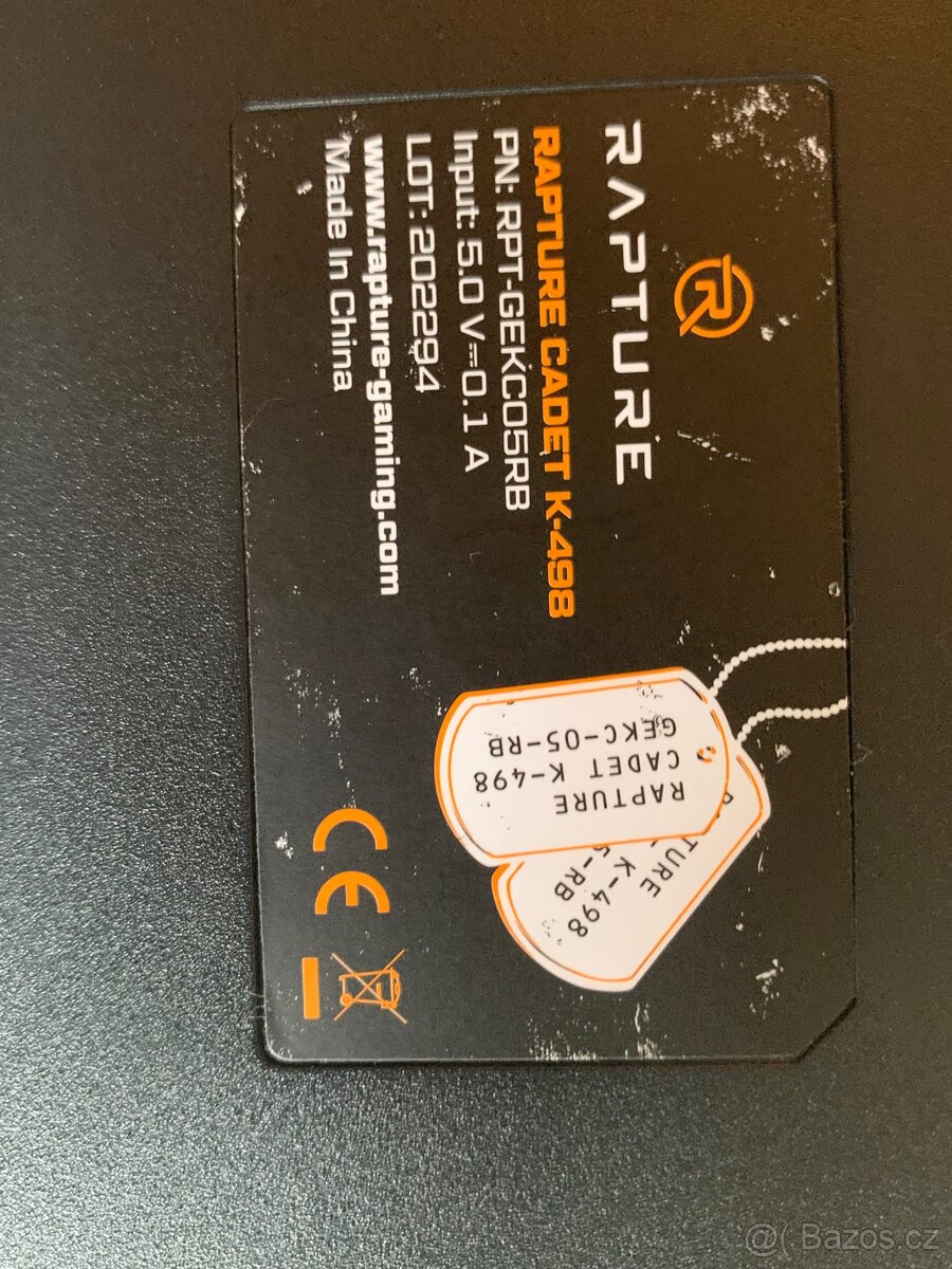 Klavesnice Rapture Cadet K-498