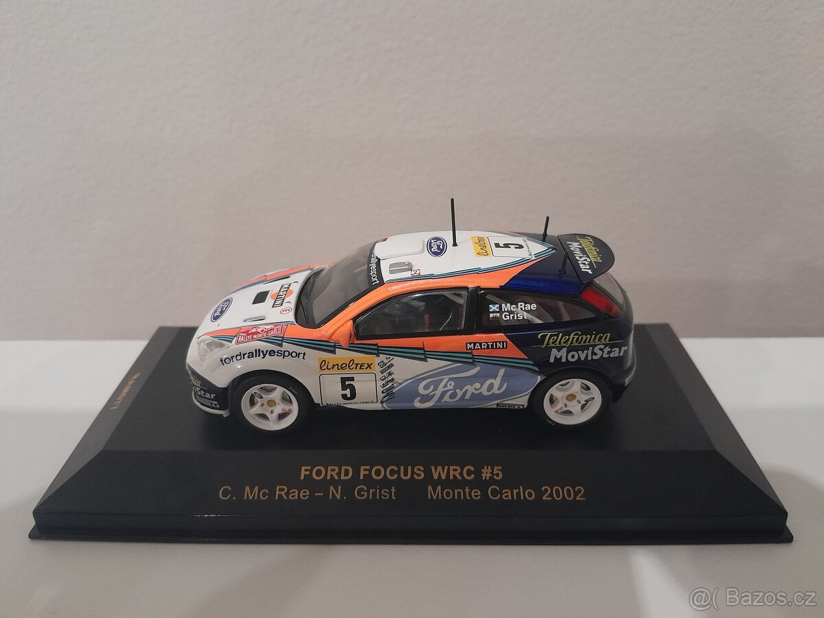 model FORD FOCUS WRC IXO RAM077 rarita