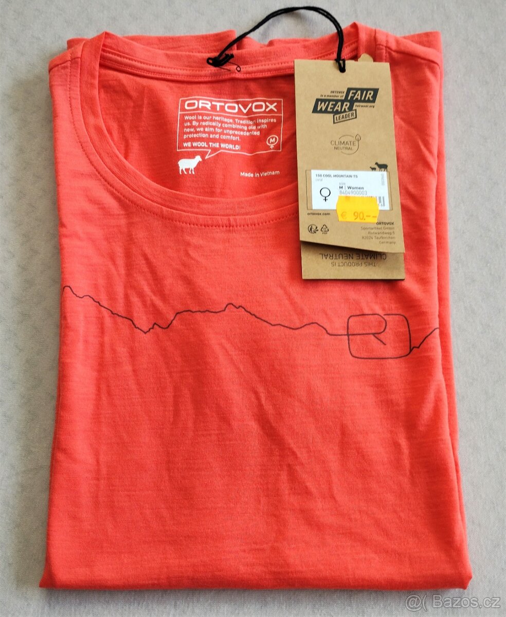 Triko ORTOVOX 150 COOL MOUNTAIN TS Wms vel.M-levně