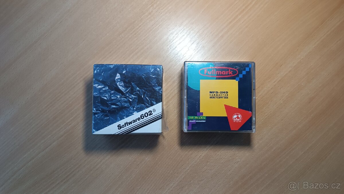 2 nerozbalené balíčky disket – Fullmark a Software602