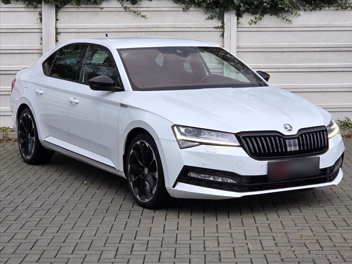 Škoda Superb 1,5 TSi DSG Sportline ČR 2.maj ACT 16V 7DSG Spo