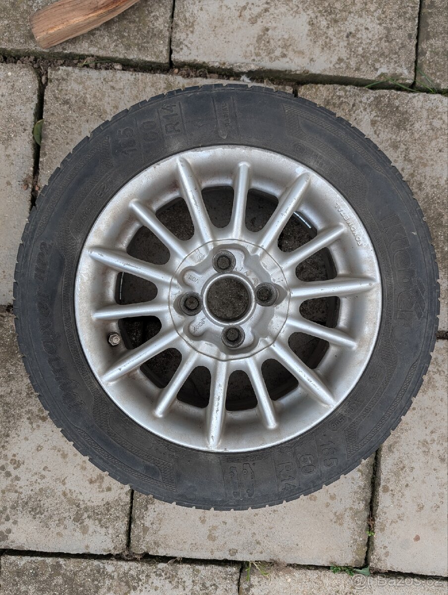 Sada letních ALU kol 185/60 R14 Kleber